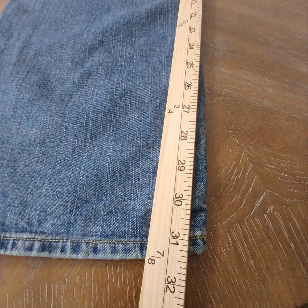 Nautica Jean Company Men Jeans Sz 36x32 Relaxed Fit Baggy Wide Leg MediumWash...